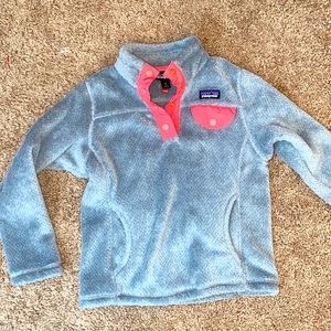 Grey Patagonia youth XS pullover